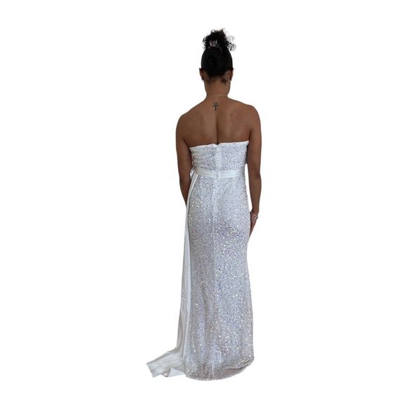 White generic Size 10 Straight dress - Picture 2 of 2